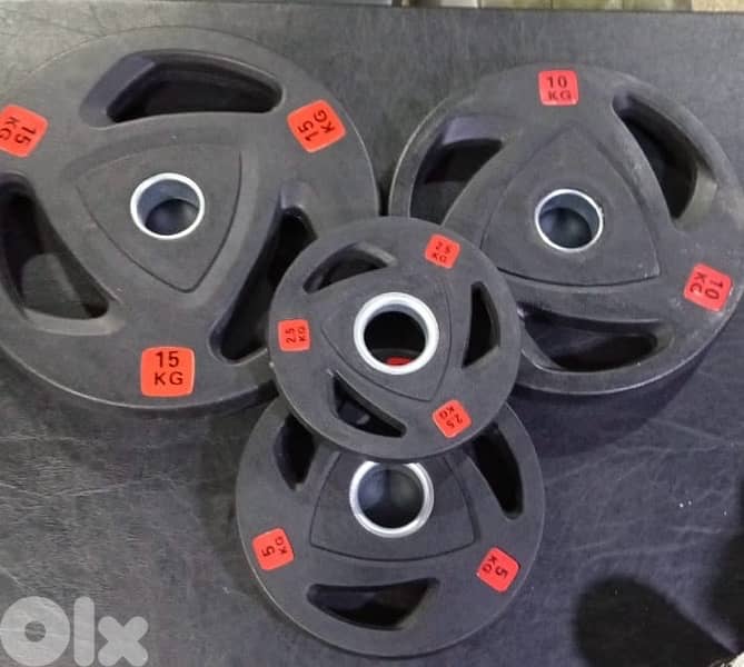Olympic plates NEW 2.7$ x kg 0