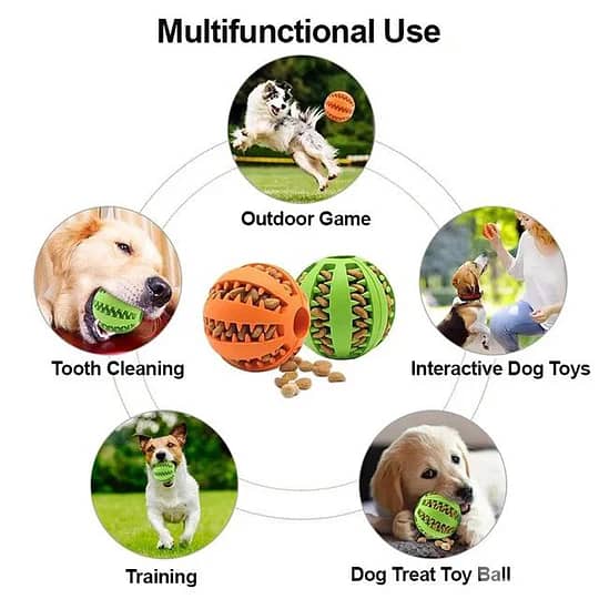 Interactive Food Dispensing Chew Toy for Teeth Cleaning 1