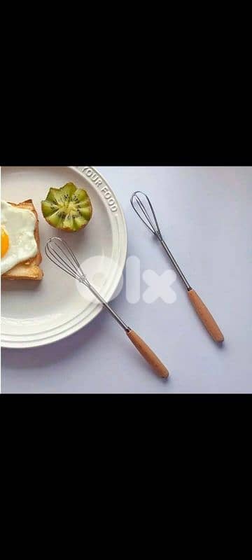 mini wood and stainless beater 1