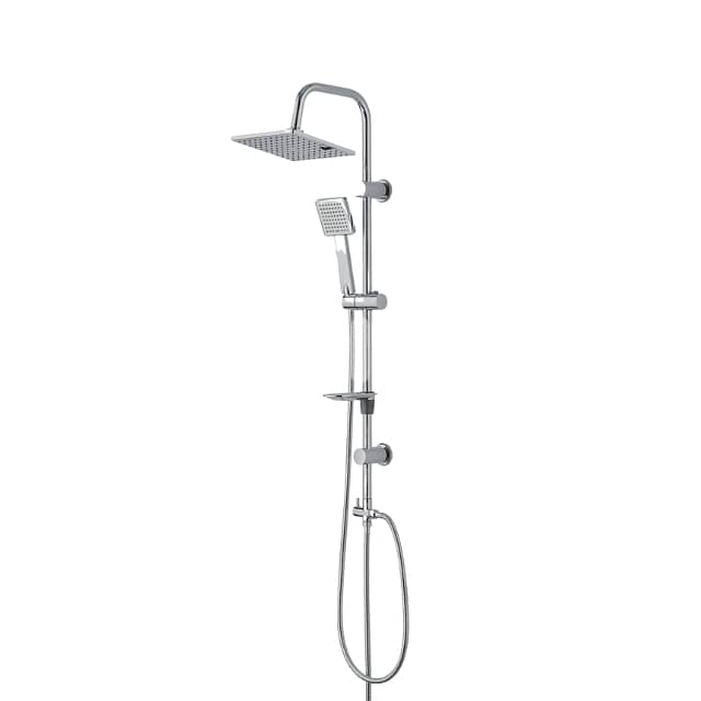 Modern Shower Set with 5 Spray Modes, 2 Washing Heads, 70cm 0