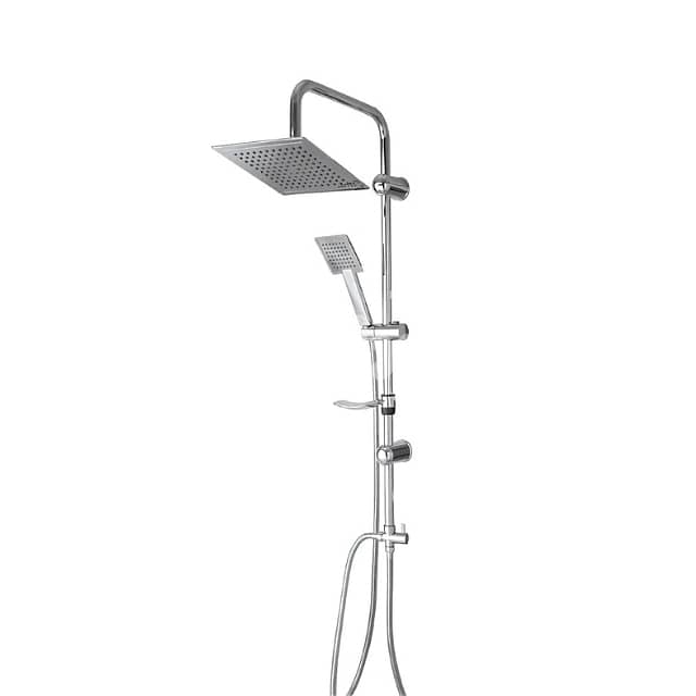 Modern Shower Set with 5 Spray Modes, 2 Washing Heads, 70cm 2