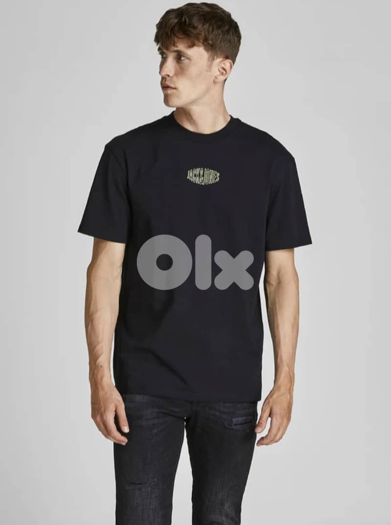 Jack & Jones Men's t-shirt Black size L 3