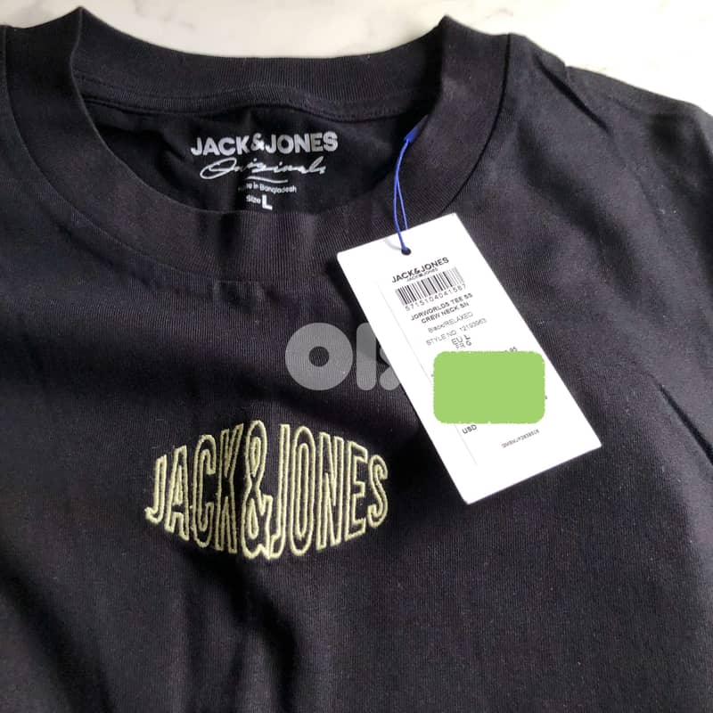 Jack & Jones Men's t-shirt Black size L 4