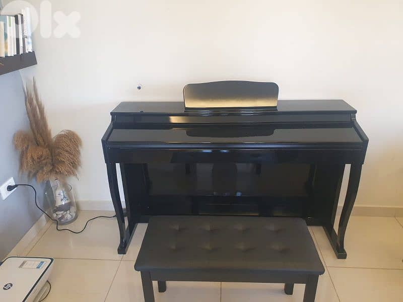 electric (digital) piano KFB 8808 with double bench (1 year warranty) 6