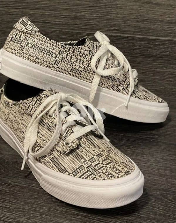 Vans Camden Ultracush Optical Woven Deluxe Women Sneakers shoes 40 0