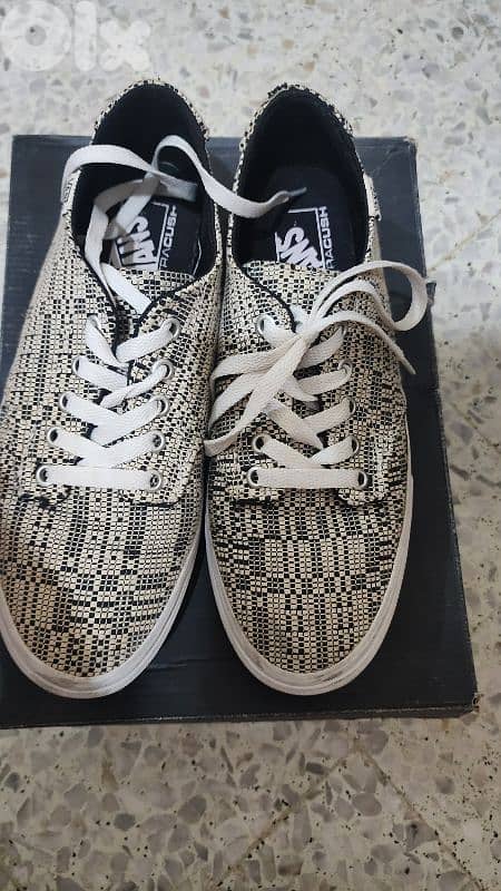 Vans Camden Ultracush Optical Woven Deluxe Women Sneakers shoes 40 1