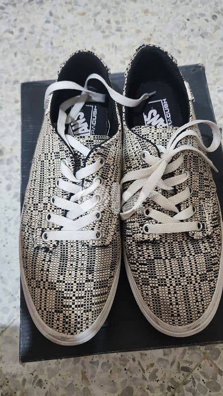 Vans Camden Ultracush Optical Woven Deluxe Women Sneakers shoes 40 2