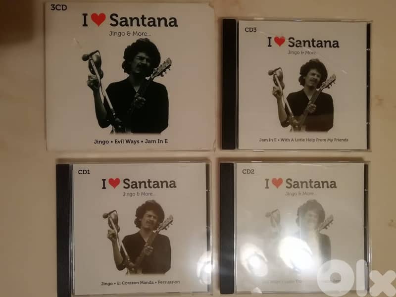 I love Santana 3 CDs box set 1