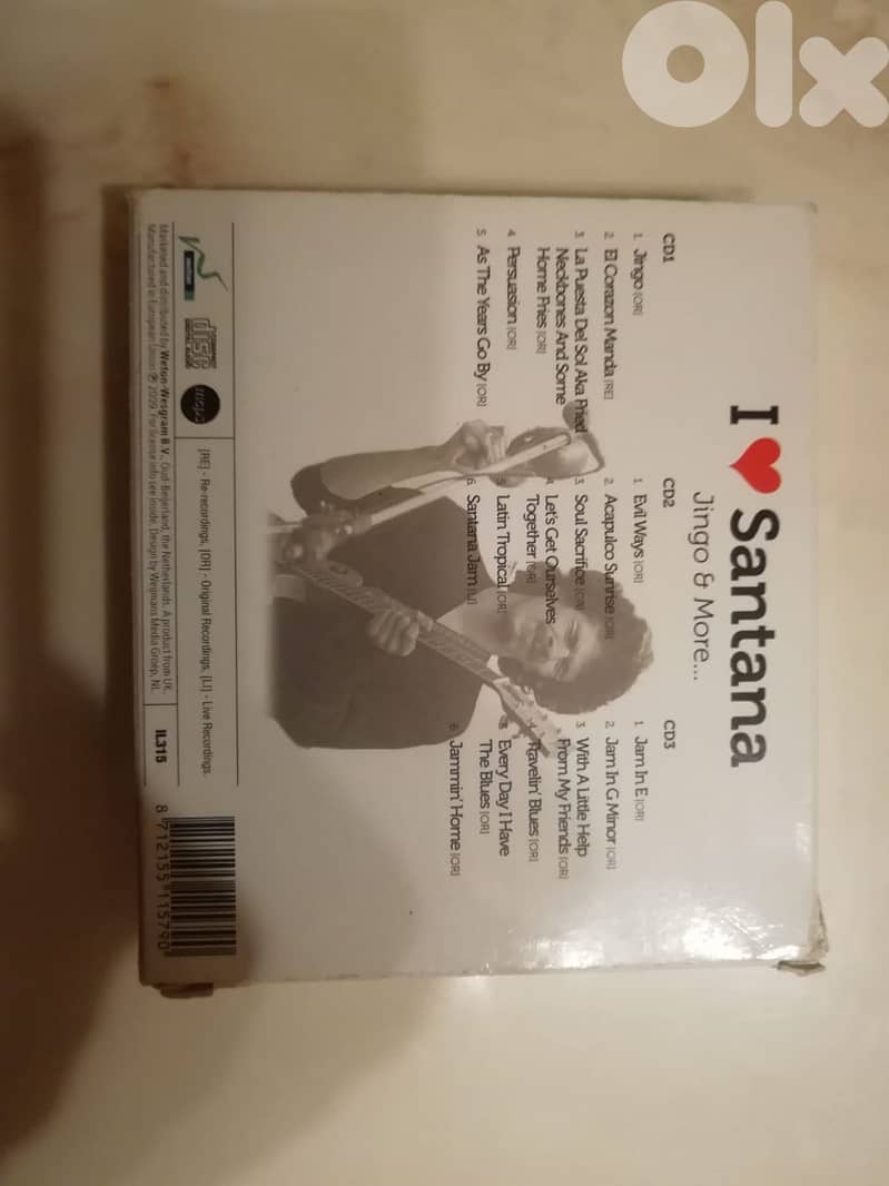 I love Santana 3 CDs box set 3