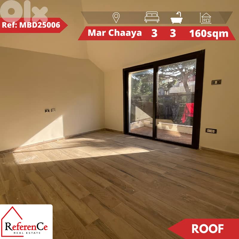 Apartment with roof in Mar Chaaya شقة مع روف في مار شعيا 0