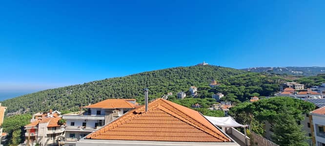 Apartment For Sale in Broumana Sea &Mountain View|شقة للبيع في برومانا