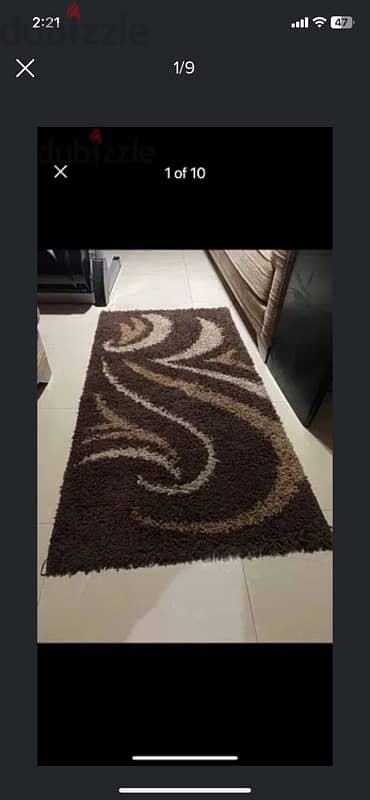 سجاد  كتير نظيف  ٦ قطع