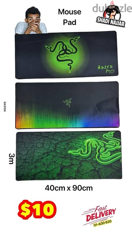 mouse pad 40 x 90 $8 5