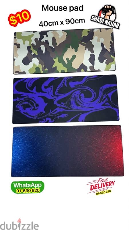 mouse pad 40 x 90 $8 11