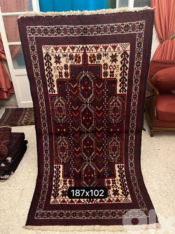 عرض على السجاد العجمي شغل يدوي صوف ناعم 1