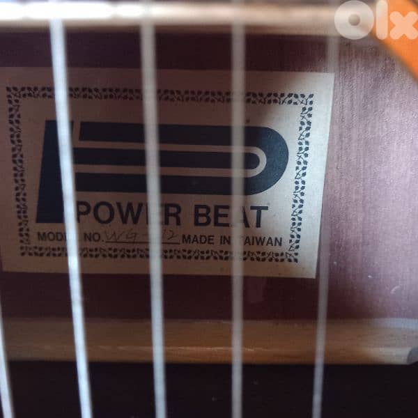 Acoustic Guitar "Power Beat " made in Taiwan 2