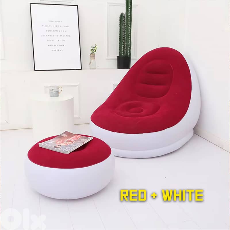 inflatable Lounge chair  صوفا/كرسي ابتنّفخ - relax - lounge 1