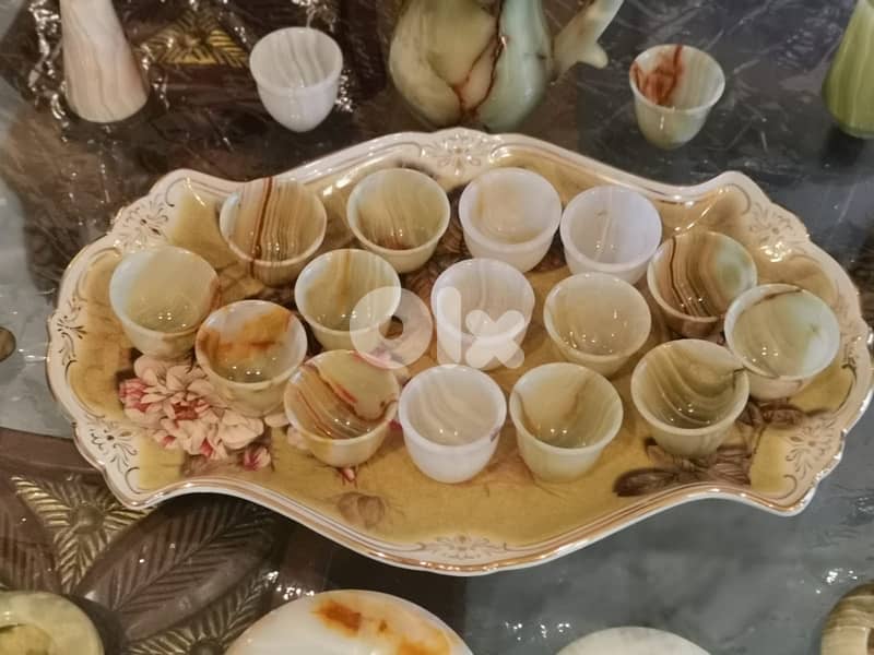 طقم  قهوة رخام 2