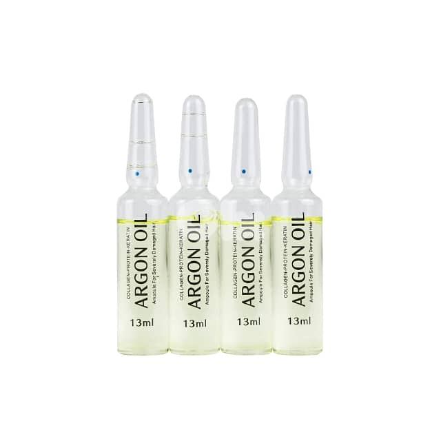 Keratine Queen Ampoules with Collagen & Argan for Hair Repair 4