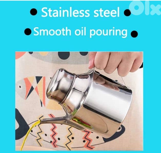 original stainless steel oil or tea pot 2
