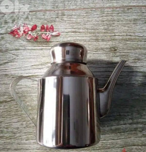 original stainless steel oil or tea pot 8