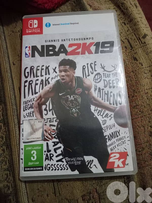 NBA2K19 FOR NINTENDO SWITCH ONLY 5$ 0