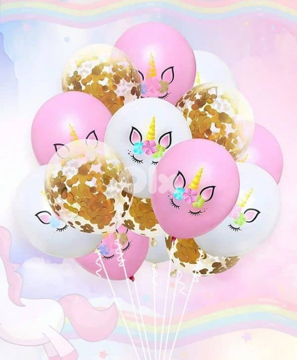 sweet unicorn birthday decoration 7
