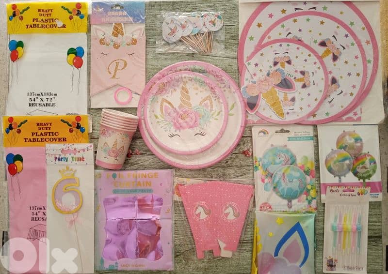 sweet unicorn birthday decoration 8