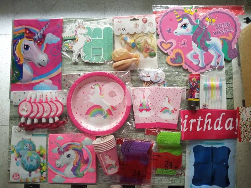 sweet unicorn birthday decoration 9