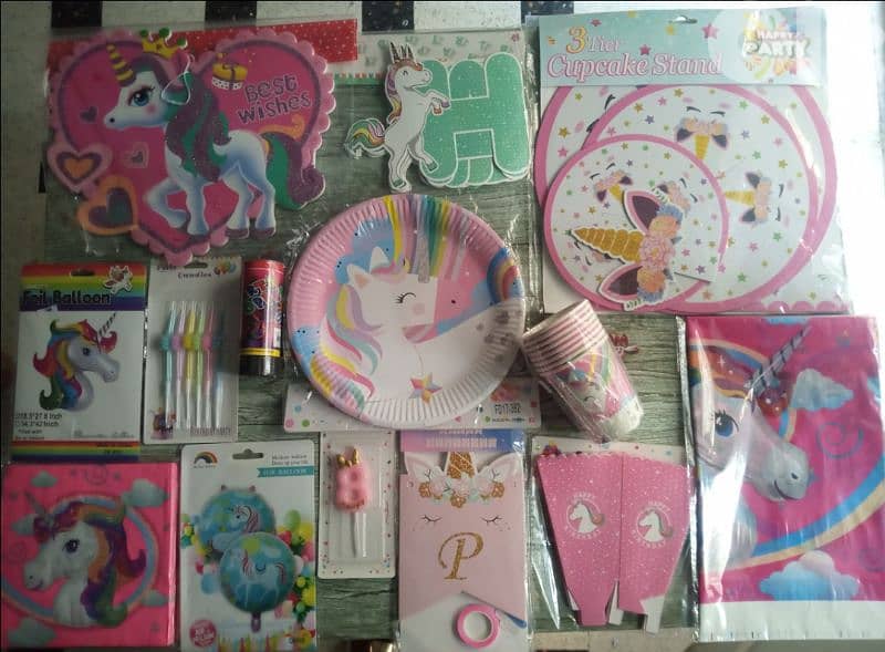 sweet unicorn birthday decoration 10