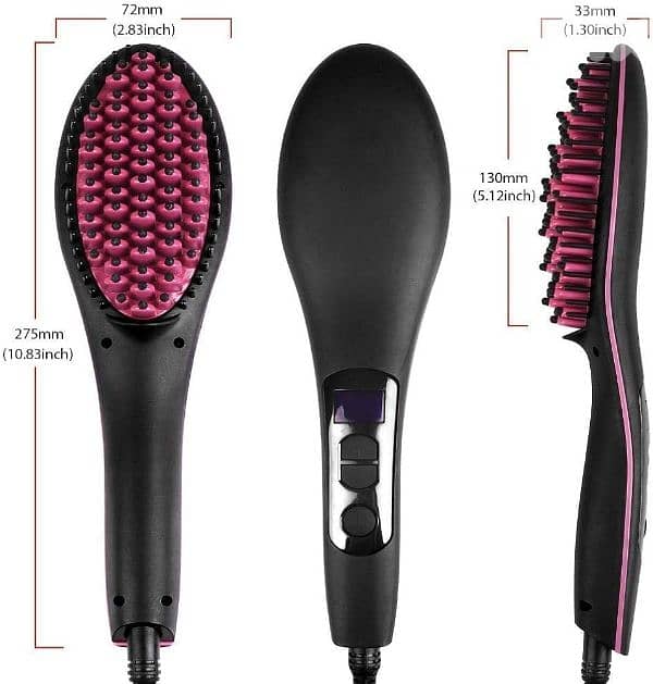 Hair Straightener Brush, 180 C 3
