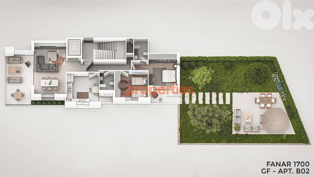 Apartment for sale in Fanar with Payment Facilities - Luxury CPSM188 0