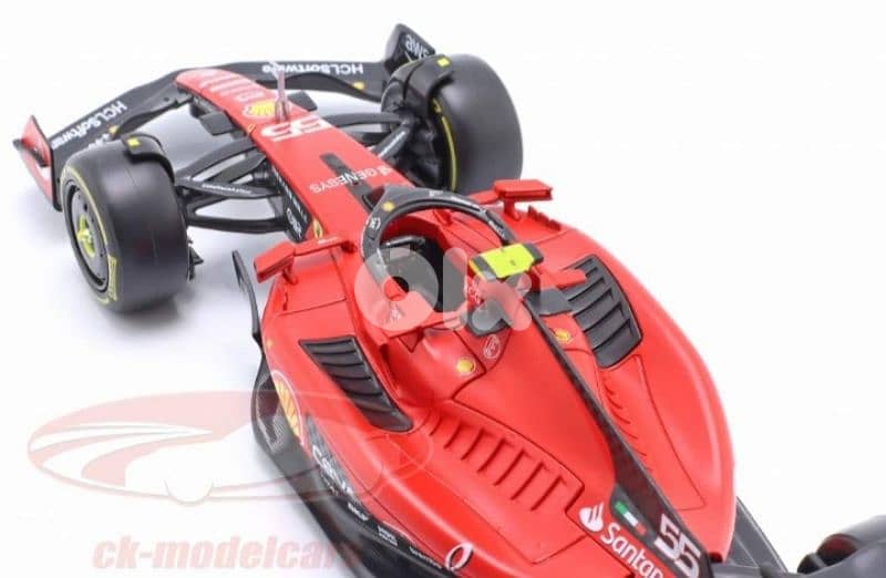 Ferrari SF23 (Carlos Sainz Jr #55) diecast car model 1:24 7