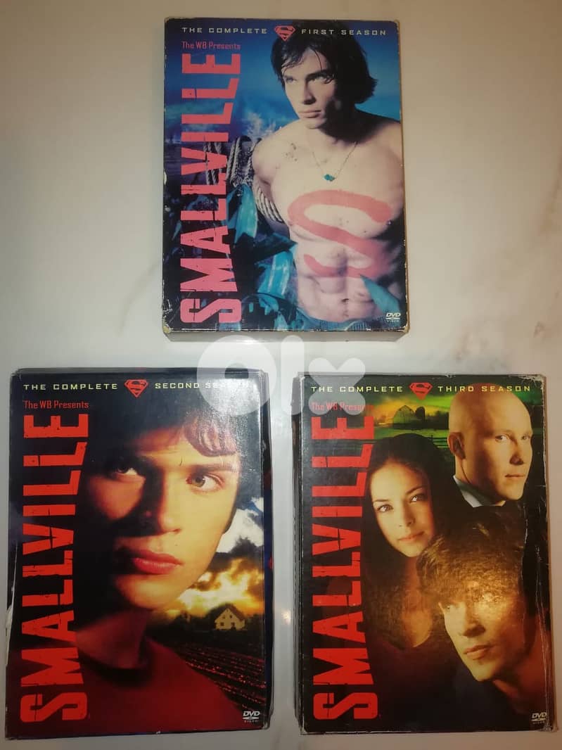 Smallville series on original DVDs seasons 1 to 7 0