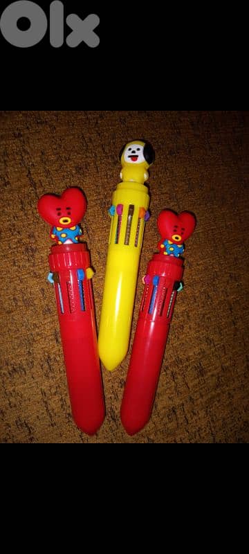 Cute BTS characters 10 colors pen 2