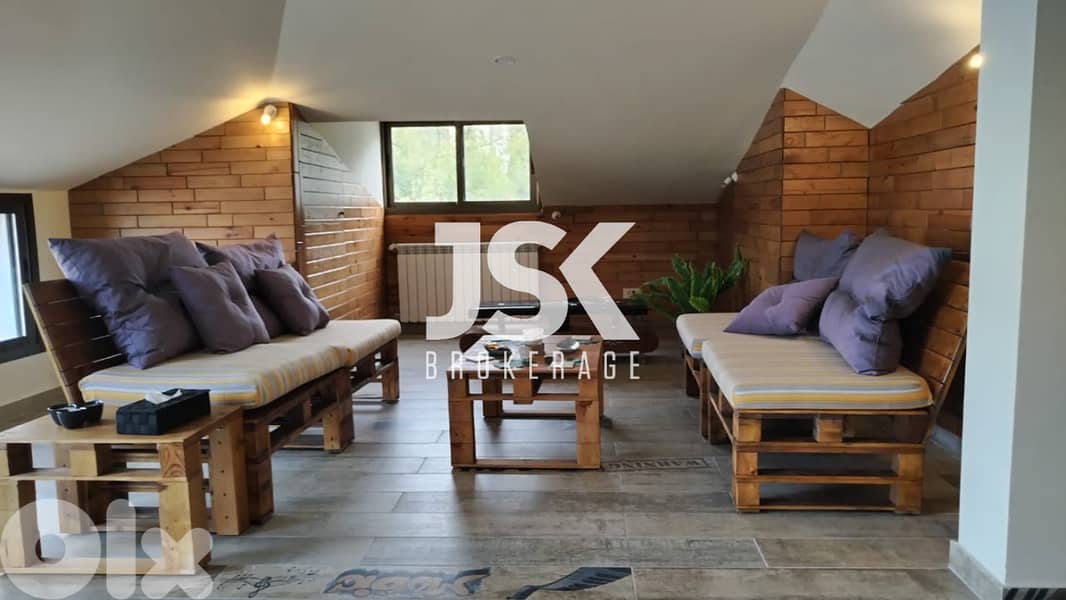 L16519- Apartment With Terrace For Rent in Achkout 0