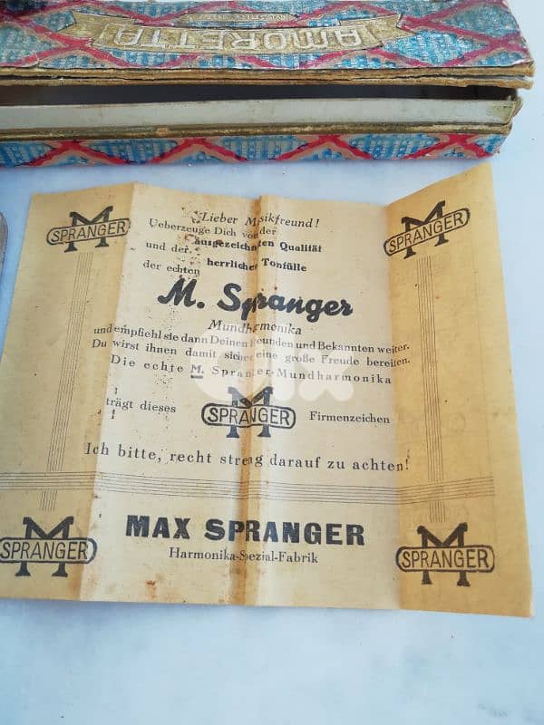 antique OLD HARMONICA 2