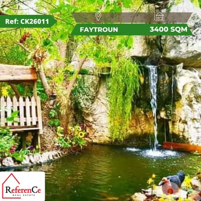 Land with Restaurant in Faytroun ارض مع مطعم في فيطرون