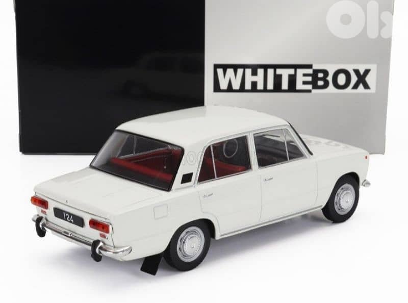 Fiat 124 1970 diecast car model 1:24 2