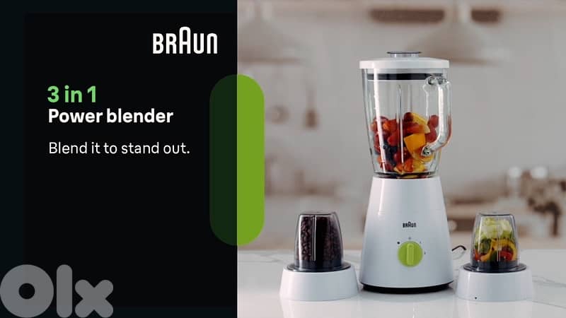 Braun Household Braun PowerBlend 1 Jug Blender 500W 4