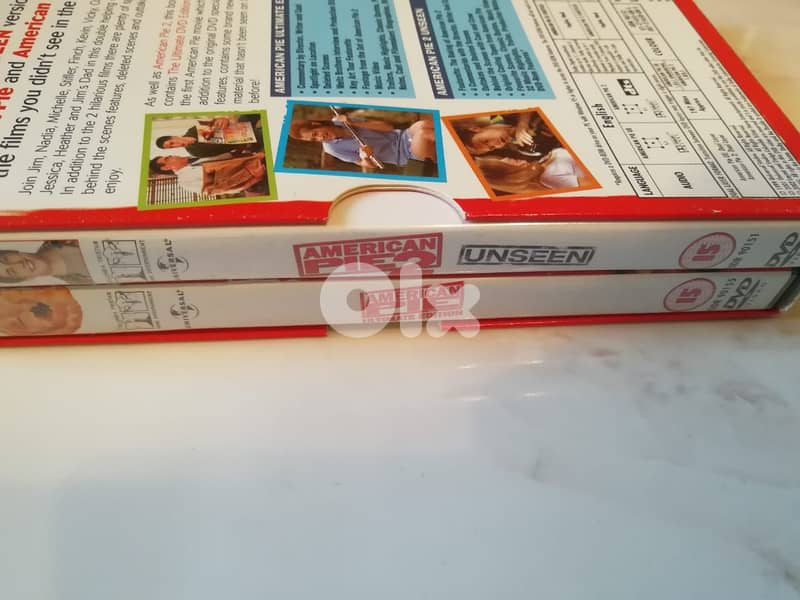 American pie 1 & 2 2 DVD movies box set 2