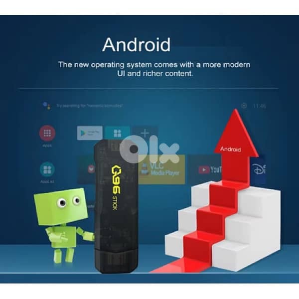 Q96 4K TV Box Stick – Android TV Dongle & Media Player 8gb 128gb 2