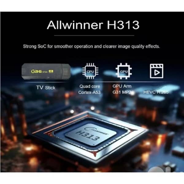 Q96 4K TV Box Stick – Android TV Dongle & Media Player 8gb 128gb 3