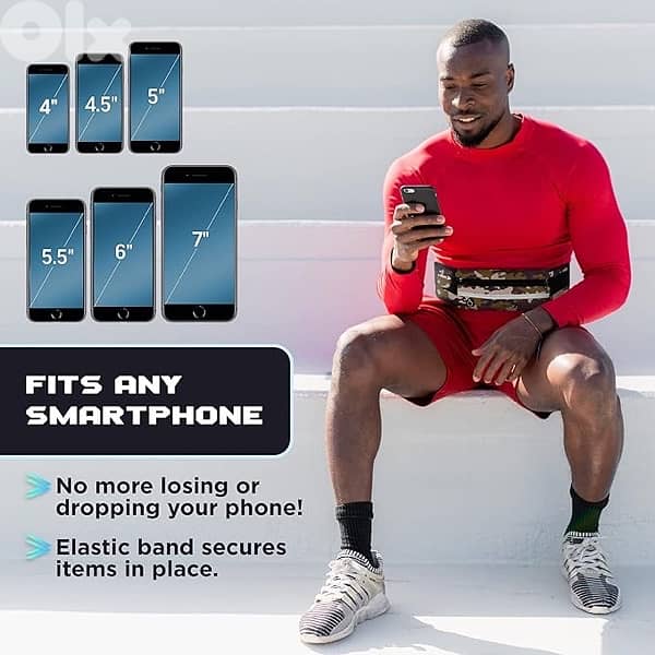 Unisex Running Belt -Black 4