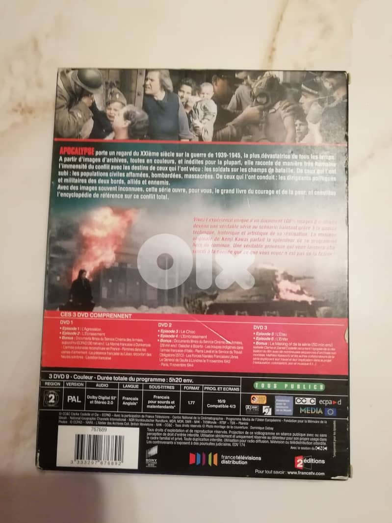 Apocalypse "La 2emme guerre mondiale" documentaire 3 DVDs 2