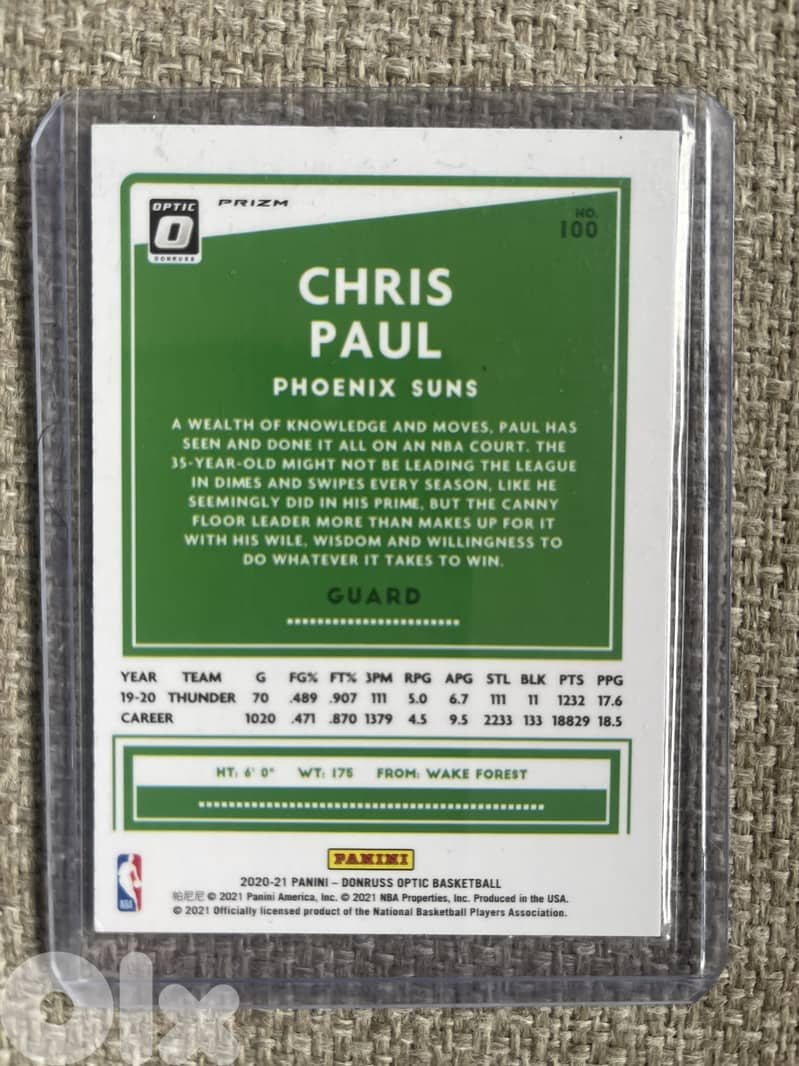 2020-21 Panini Donruss Optic Basketball - Chris Paul #100 1