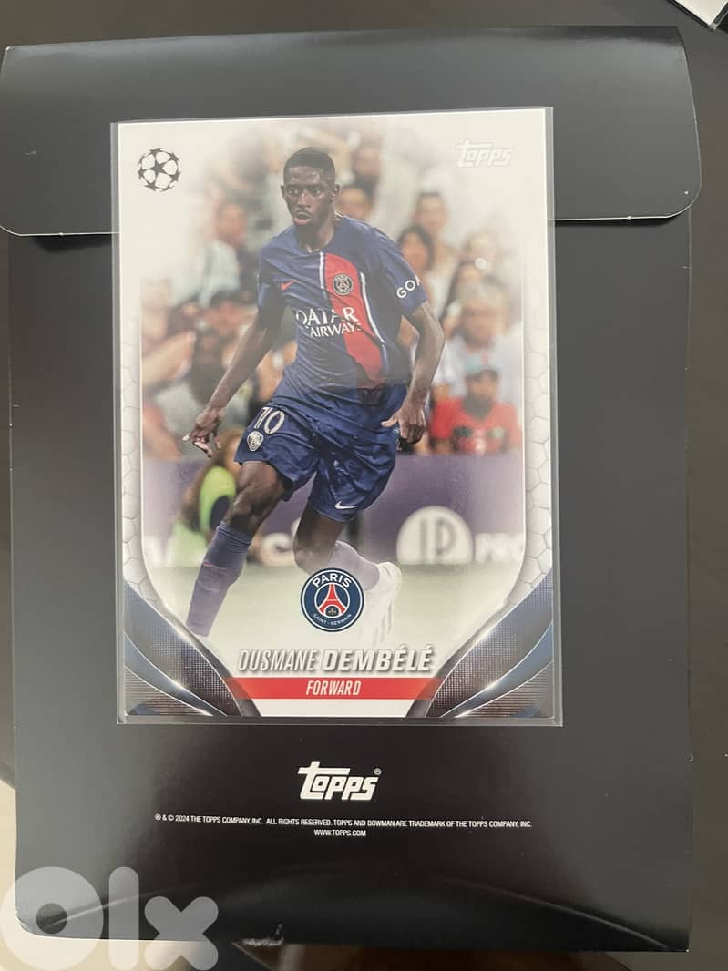 2024 Topps Soccer Trading Card - PSG Ousmane Dembele #14 0