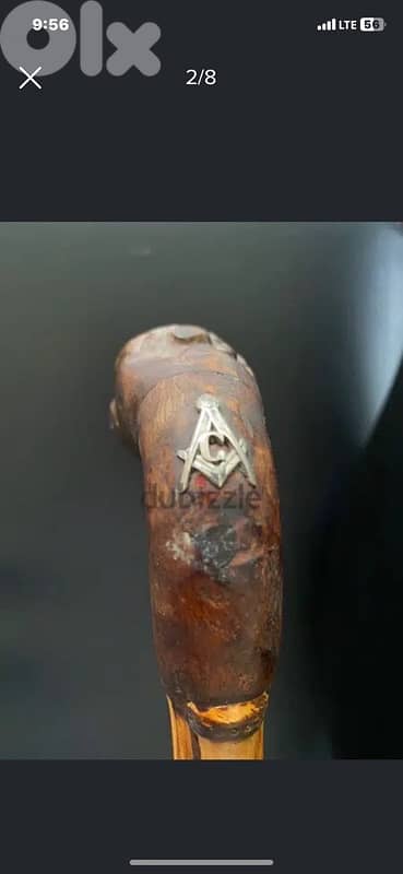 rare 19th century Scottish gents walking stick 0