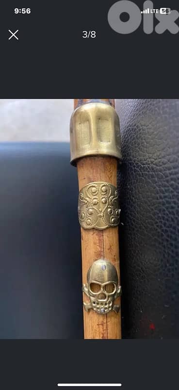 rare 19th century Scottish gents walking stick 1