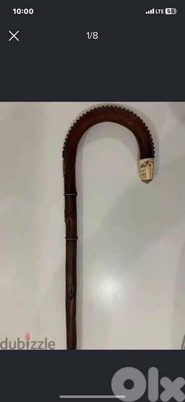 rare 19th century Scottish gents walking stick 0